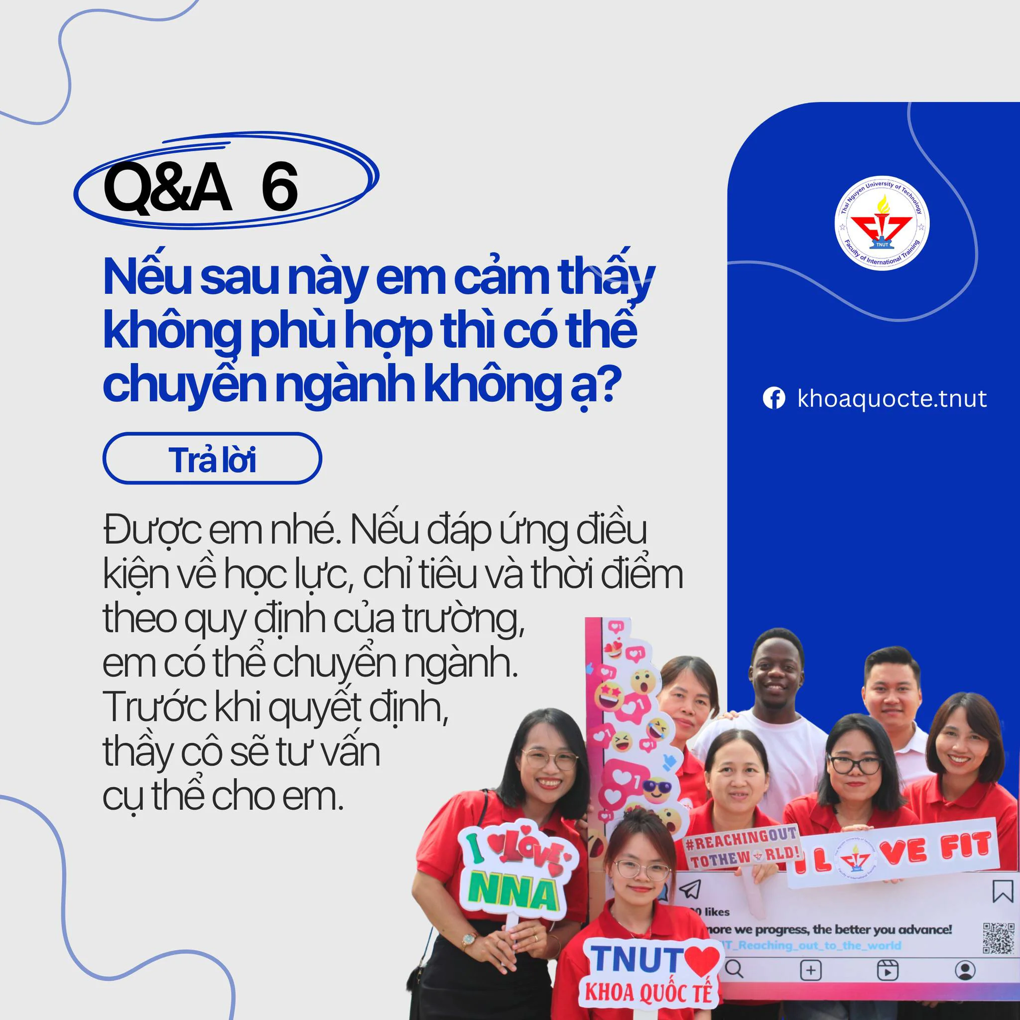 Nếu sau này em cảm thấy không phù hợp thì có thể chuyển ngành không ạ?